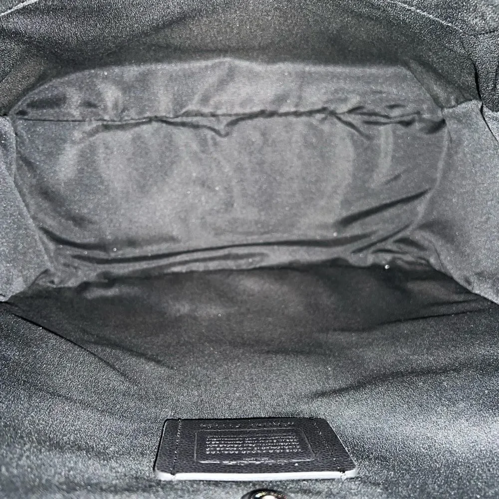 🎁NWT! Coach Chrls Men's Backpack/School Backpack Black Leather Msrp:$550.00